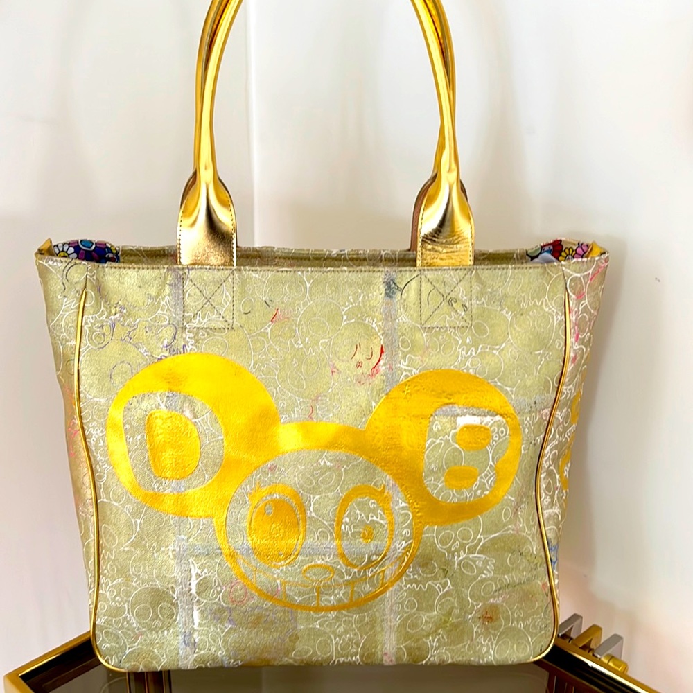 Takashi Murakami X Virgil Abloh Off-white tote bag